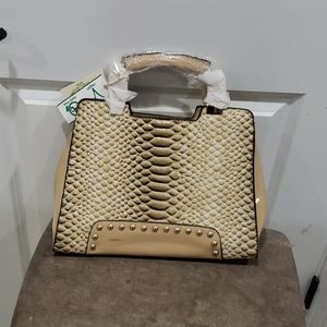 Vegan alligator bag